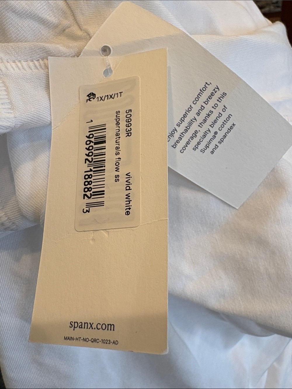 NWT SPANX Supernaturals Flow Tee, 1x 🤍 - Picture 4 of 5